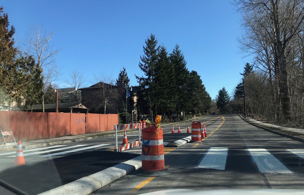 cross walk construction