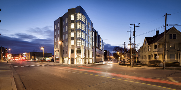 Greenwich Apartments photos at sunset