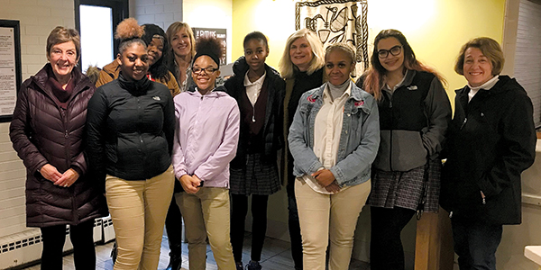 Students at St. Joan Antida High School found a creative way to serve Milwaukee women