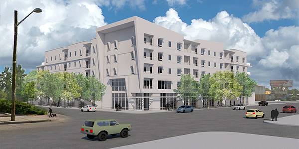 Architectural rendering courtesy of Van Meter Williams Pollack