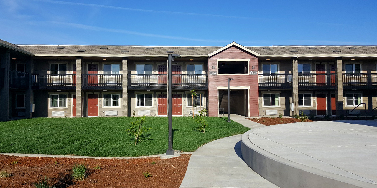 Mercy Housing has refined the motel-conversion model with our recently completed community, Courtyard on Orange Grove