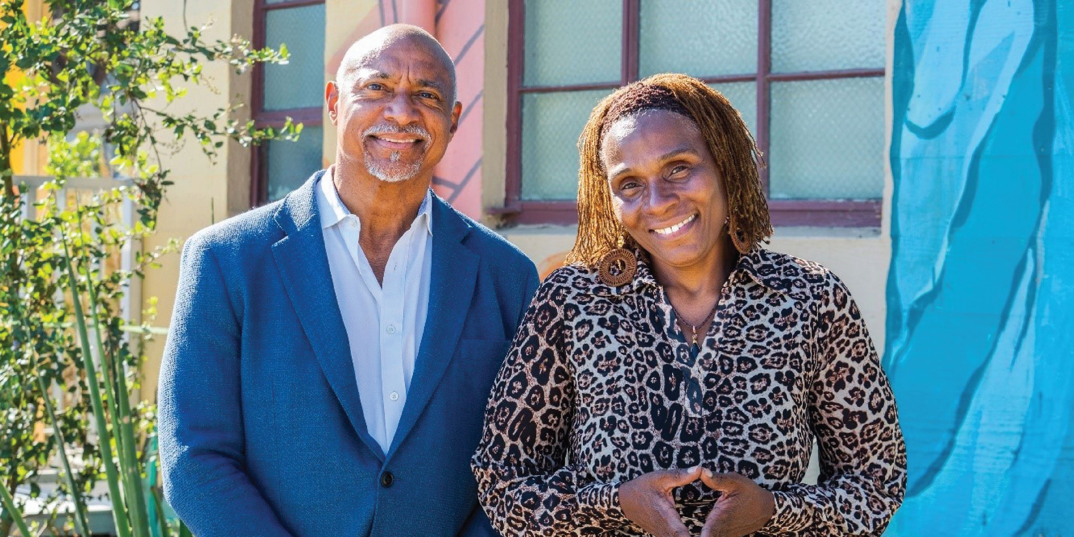 David Fernandez, Transformation Project Director, and Freeda Rawson, Associate Director of Resident Services at Mercy Housing California