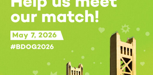 Help us mee our match. Donate now through May 7 for the Big Day of Giving.